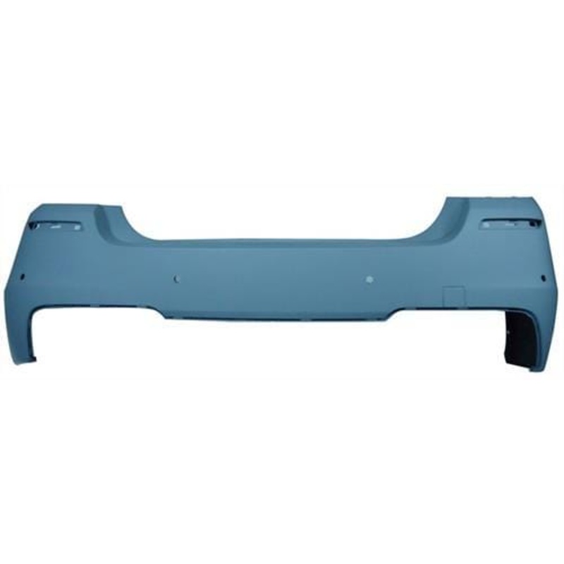 BMW 5 Series Saloon 2010-2013 Rear Bumper With Sensor Holes – Primed (M-Sport Models)