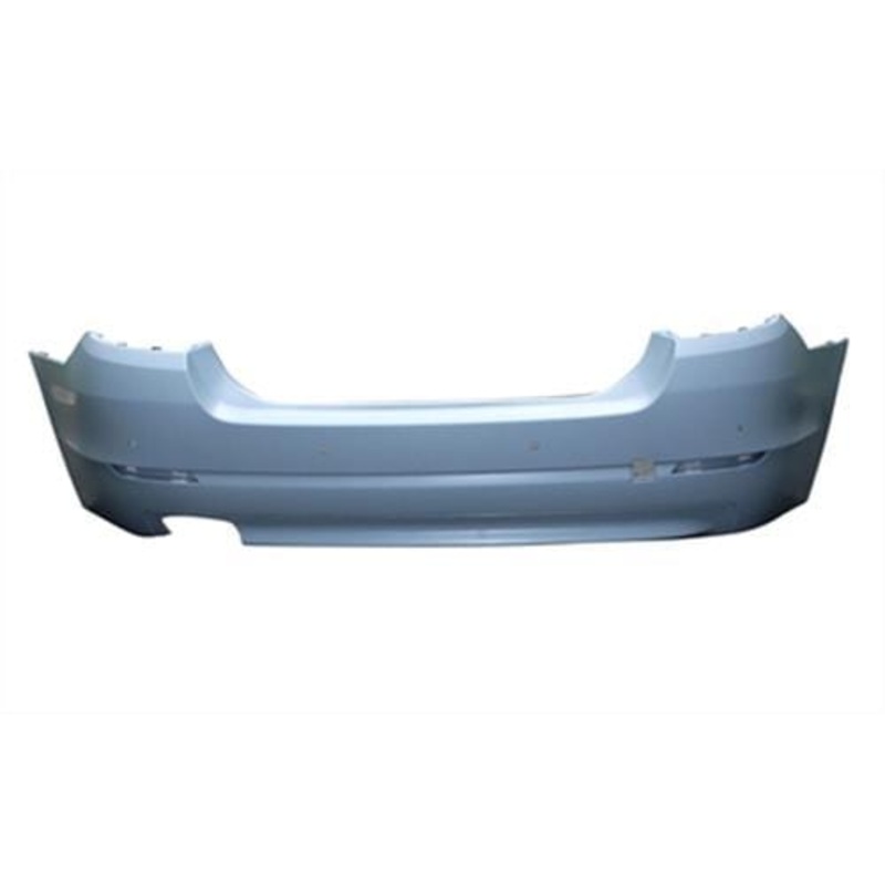 BMW 5 Series Saloon 2010-2013 Rear Bumper With Sensor Holes – Primed (Standard Models)