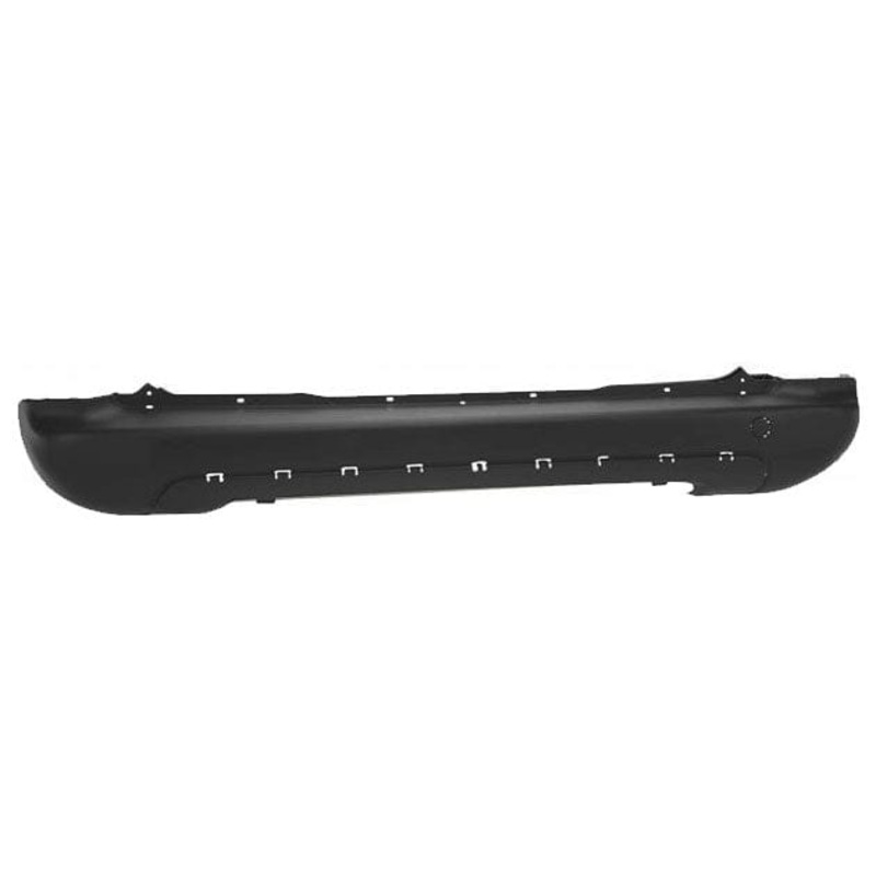 Citroen Berlingo Multispace MPV 2012-2015 Rear Bumper Centre Black Section With Trim Holes – No Sensor Holes