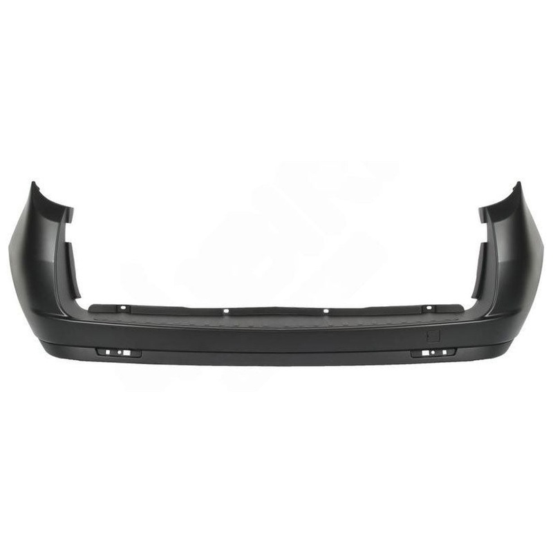 Fiat Doblo Van 2010-2015 Rear Bumper No Sensor Holes – Black Textured (Twin Door Models)