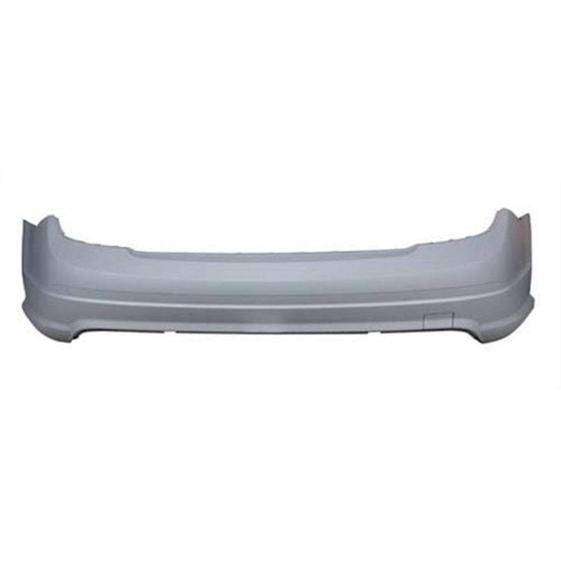 Mercedes C-Class Saloon 2007-2011 Rear Bumper No Sensor Holes – Primed (Sport Models)