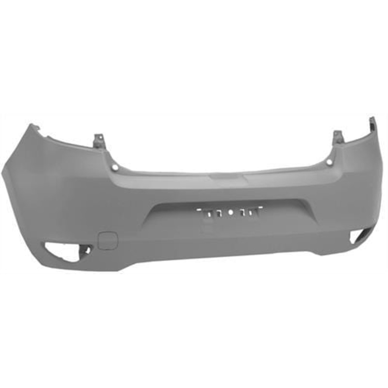 Renault Clio 3 Door Hatchback 2009-2012 Rear Bumper No Sensor Holes or Undershield – Primed